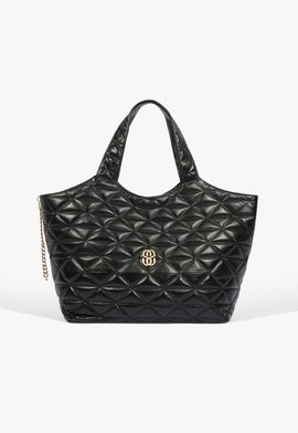 Bolsa Shopping Jamie Grande Couro Preta