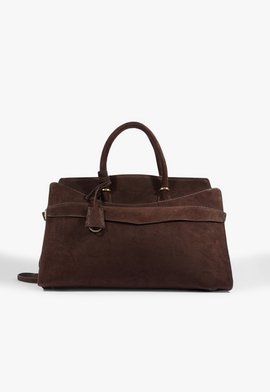 Bolsa Shopping Rush Camurça Marrom