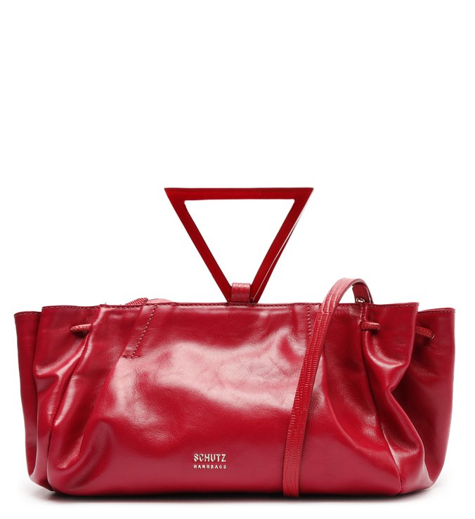 Bolsa Tiracolo Média Alaia Couro Vermelha