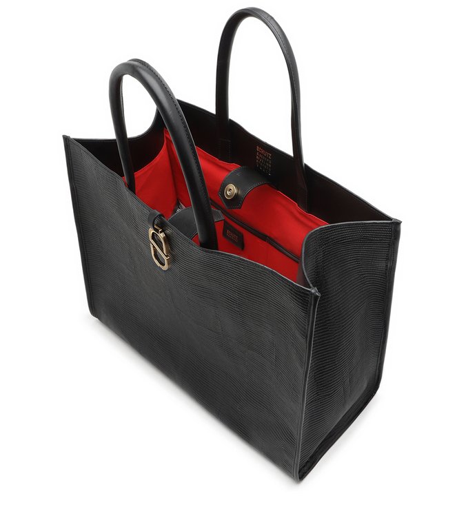 Shopping Bag A to Z Black Shopping Bag A to Z Black
