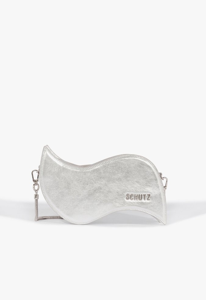 Bolsa Shoulder Flame Prateada
