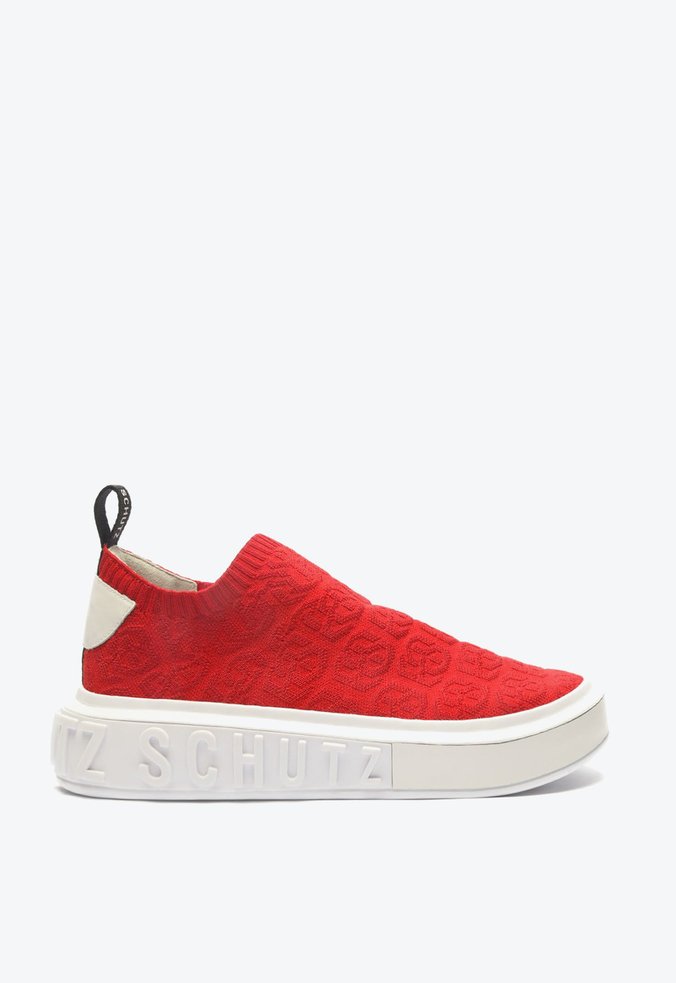 Tênis It Schutz Knit Vermelho