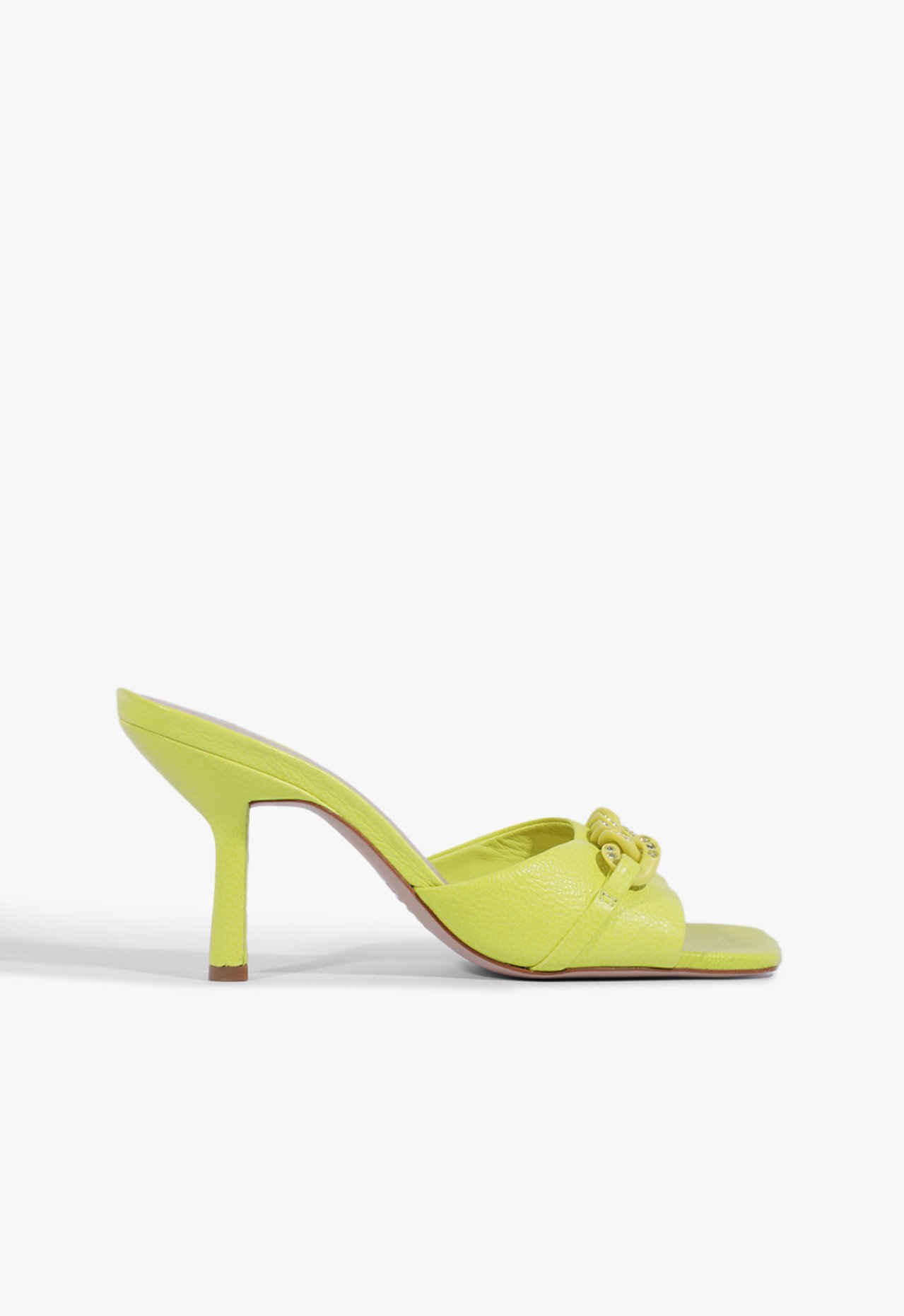 Sandália Mule Couro Verde | Schutz