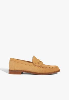 Mocassim Tyche Camurça Marrom Claro