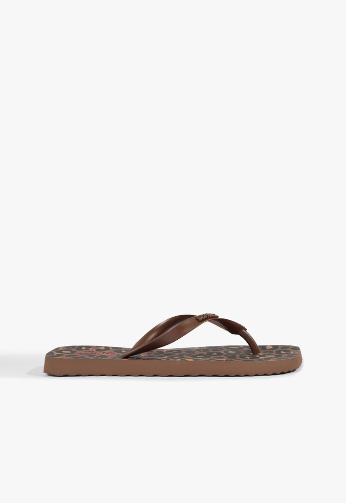 Chinelo Schutz Classic Marrom Escuro