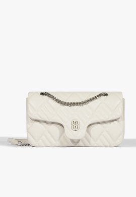 Bolsa Shoulder Perry Grande Couro Branca