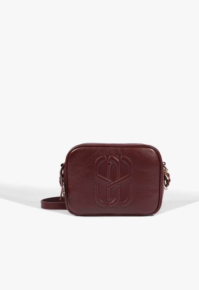 Bolsa Tiracolo Daphne Pequena Couro Vermelha