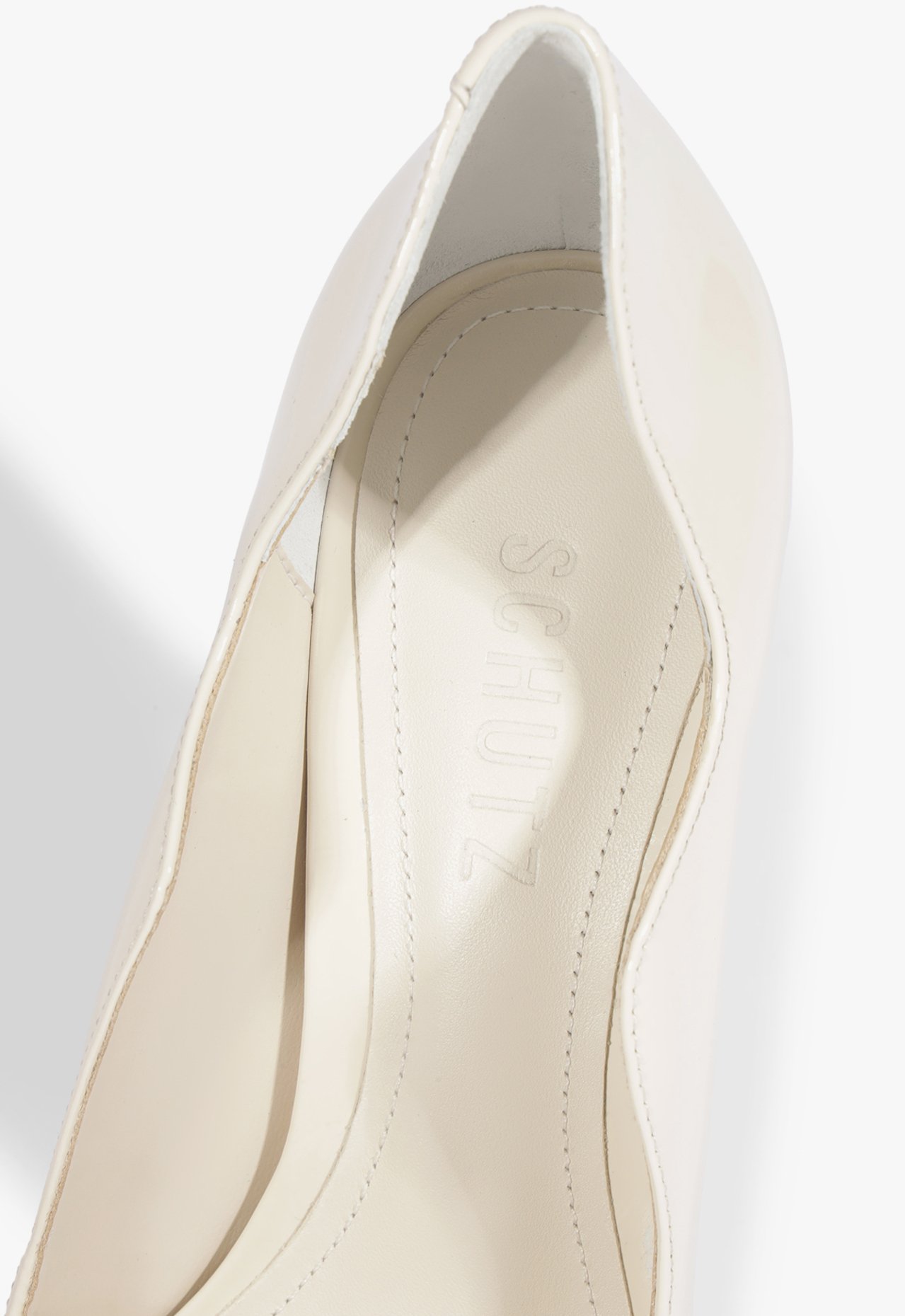 Scarpin Ophelia Couro Branco | Schutz