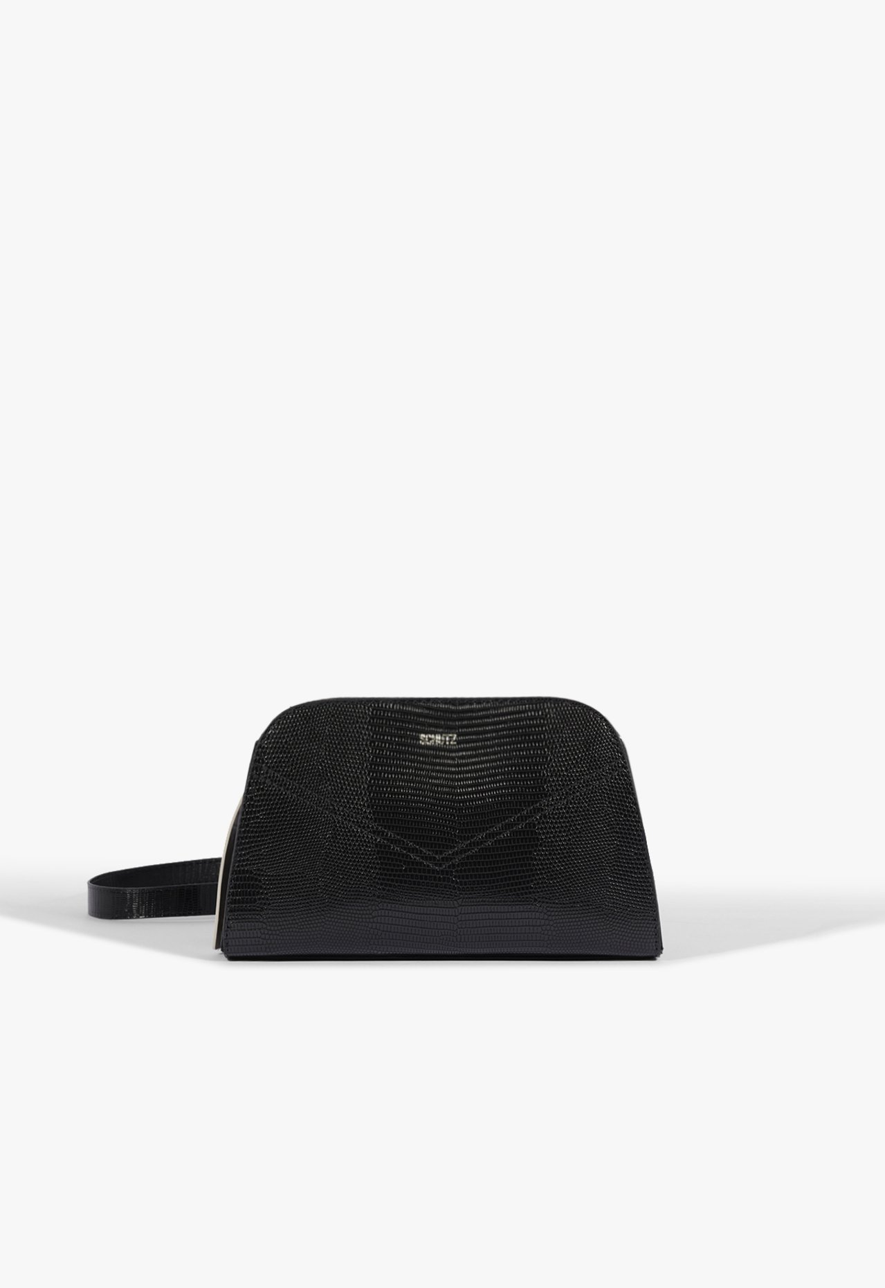 Vista 2 Bolsa Tiracolo Hazel Pequena Preta | Schutz Schutz BR Preto Schutz BR Preto