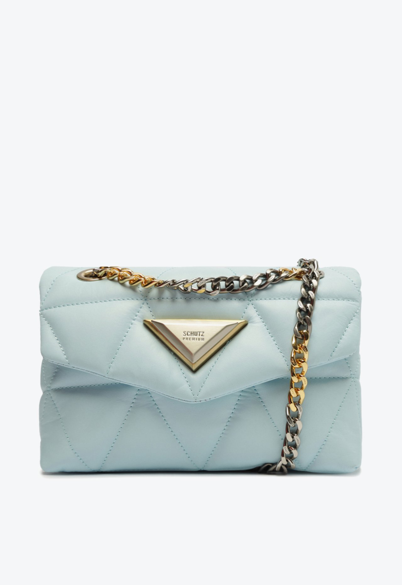 Bolsa Tiracolo Pequena 944 Soft Couro Azul | Schutz