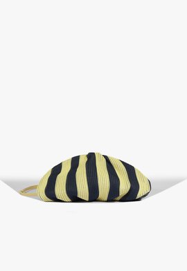 Bolsa Maxi Clutch Avril Tricô Amarela