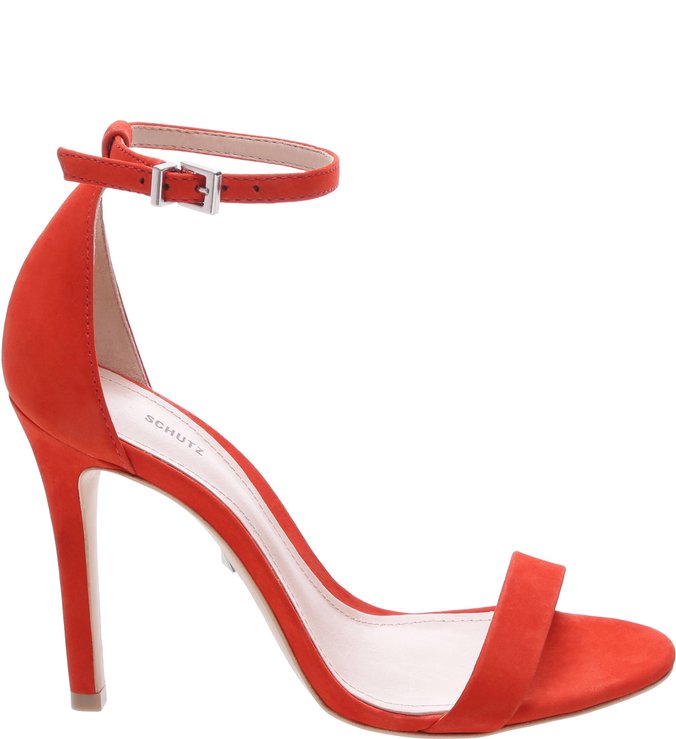 Sandália Single Stiletto Red Orange Sandália Single Stiletto Red Orange