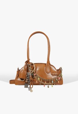 Bolsa Tiracolo Shoulder Broadway Summer Média Couro Preta | Schutz