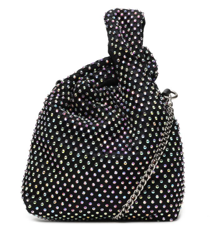 Mini Hobo Amina Strass Black