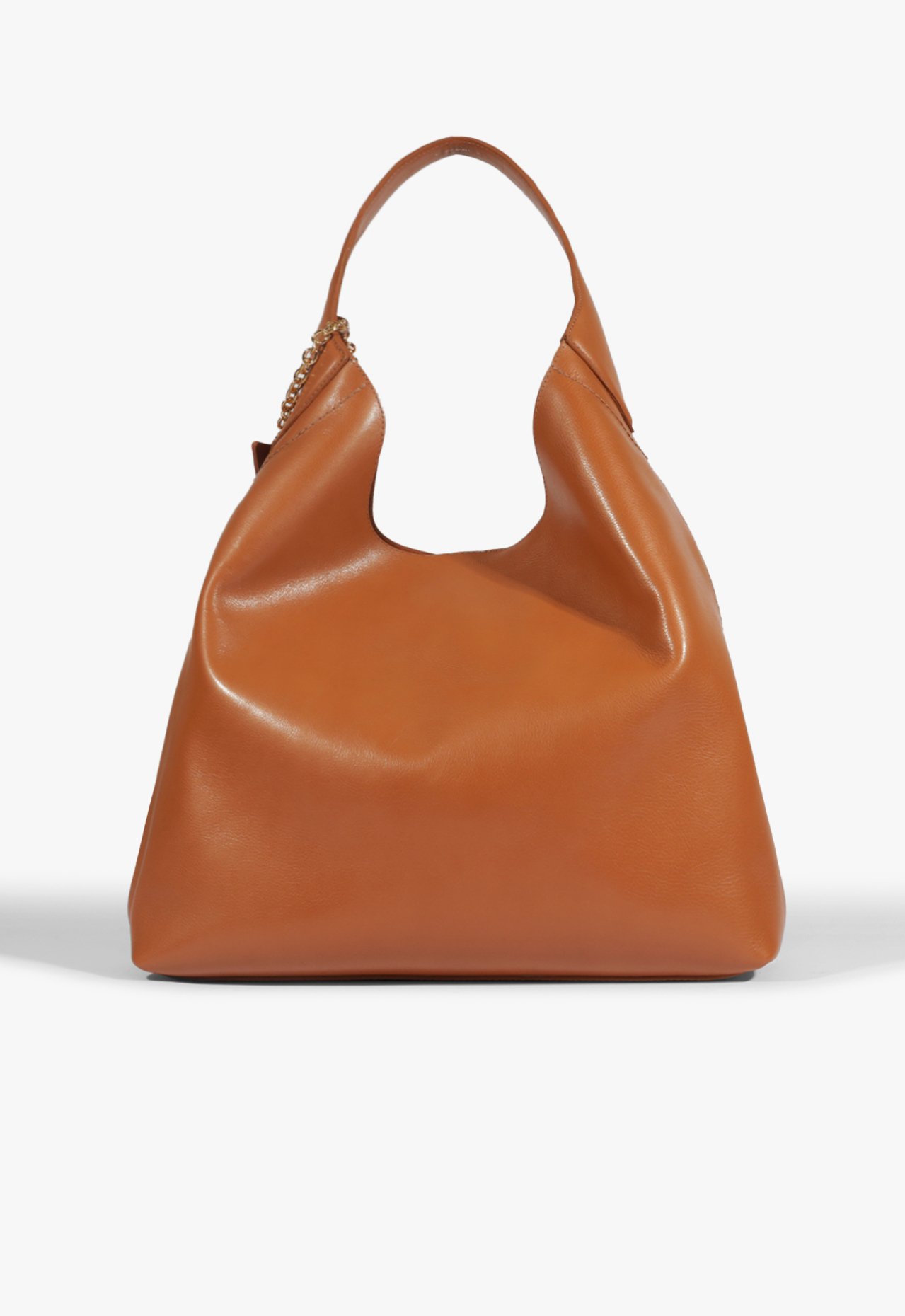 Vista 2 Bolsa Hobo Iga Grande Couro Schutz Schutz BR Marrom Schutz BR Marrom