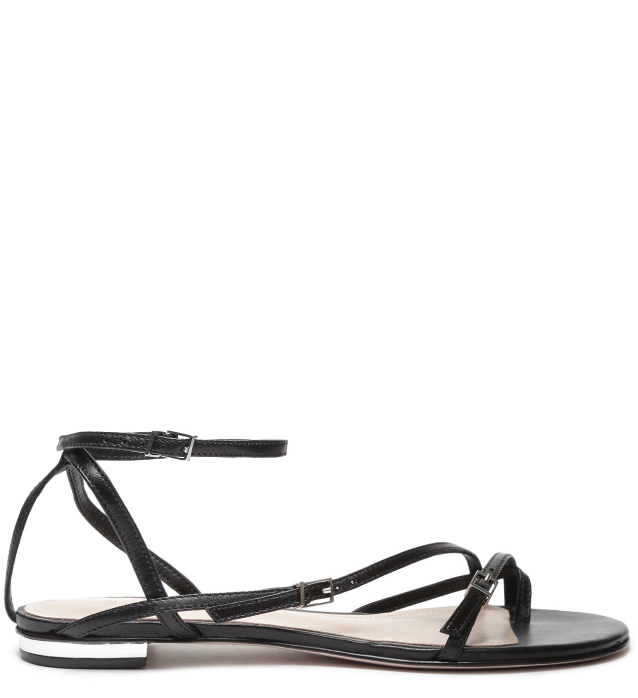 Sandália Deluxe Nappa Black | Schutz