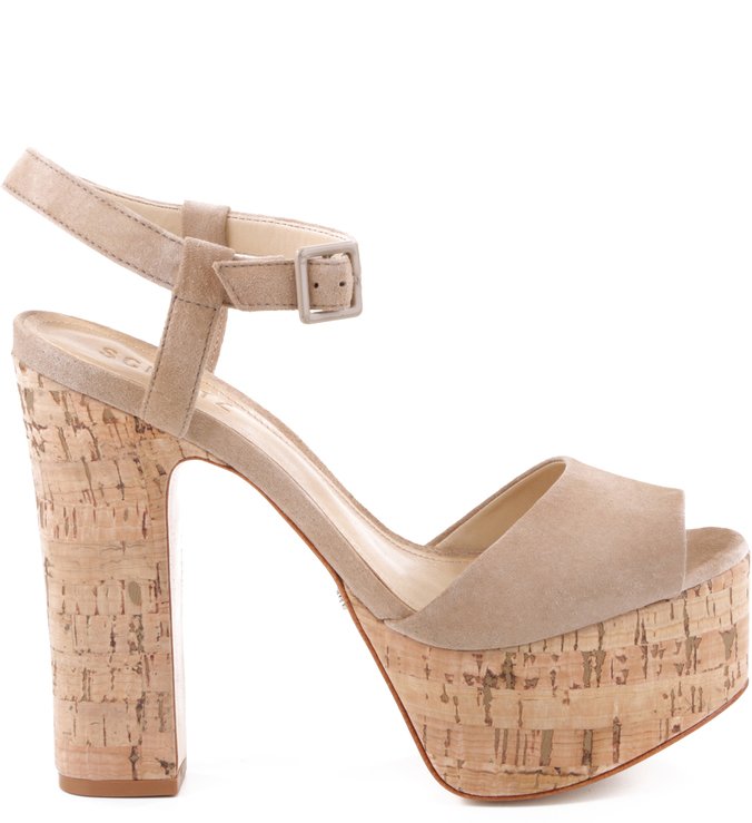 Sandália 70'S Heel Cortiça Nude