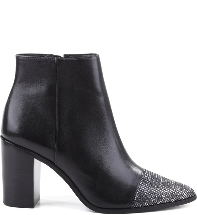 Bota Pointed Cristais Black Bota Pointed Cristais Black