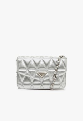 Bolsa Pequena Tiracolo 944 Matelassê Prata