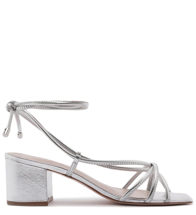 SANDÁLIA BLOCK HEEL STRINGS PRATA SANDÁLIA BLOCK HEEL STRINGS PRATA