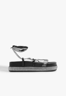 Papete Amarração Brilho Preta