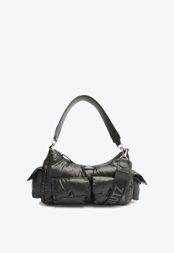 Bolsa Tiracolo Média Alex Nylon Preta