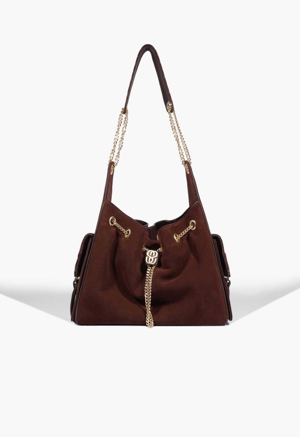 Vista 2 Bolsa Tiracolo Média Lilibet Camurça Escuro | Schutz Schutz BR Marrom Schutz BR Marrom