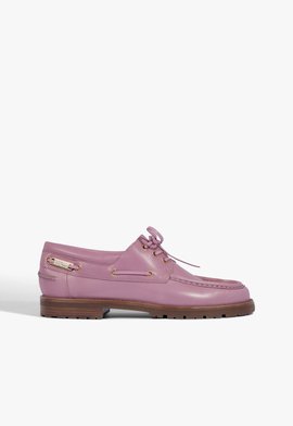 Mocassim Mocaschutz Couro Rosa