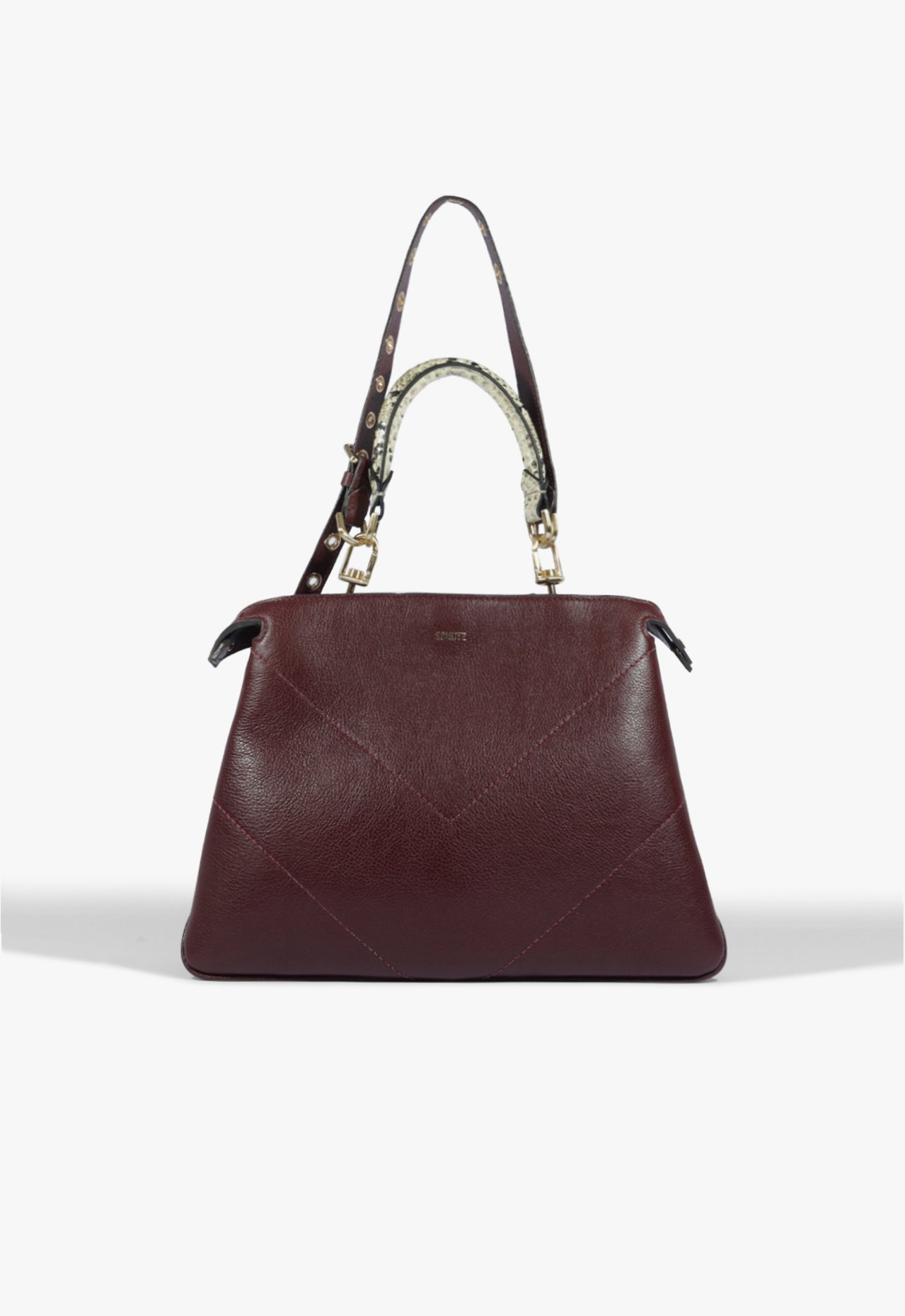 Vista 2 Bolsa Tote Flare Couro Vermelha | Schutz Schutz BR Vermelho Schutz BR Vermelho