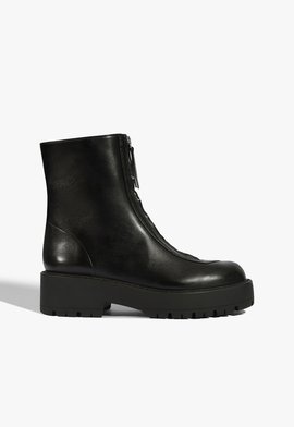 Bota Farrah Couro Preta