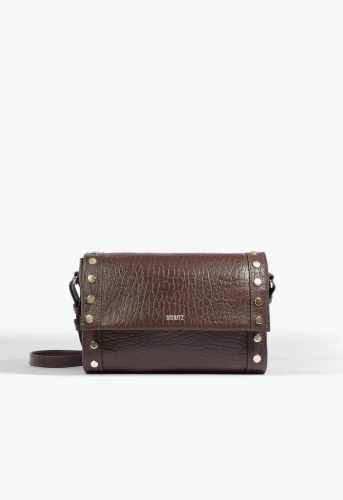 Bolsa Tiracolo Kristen Couro Marrom