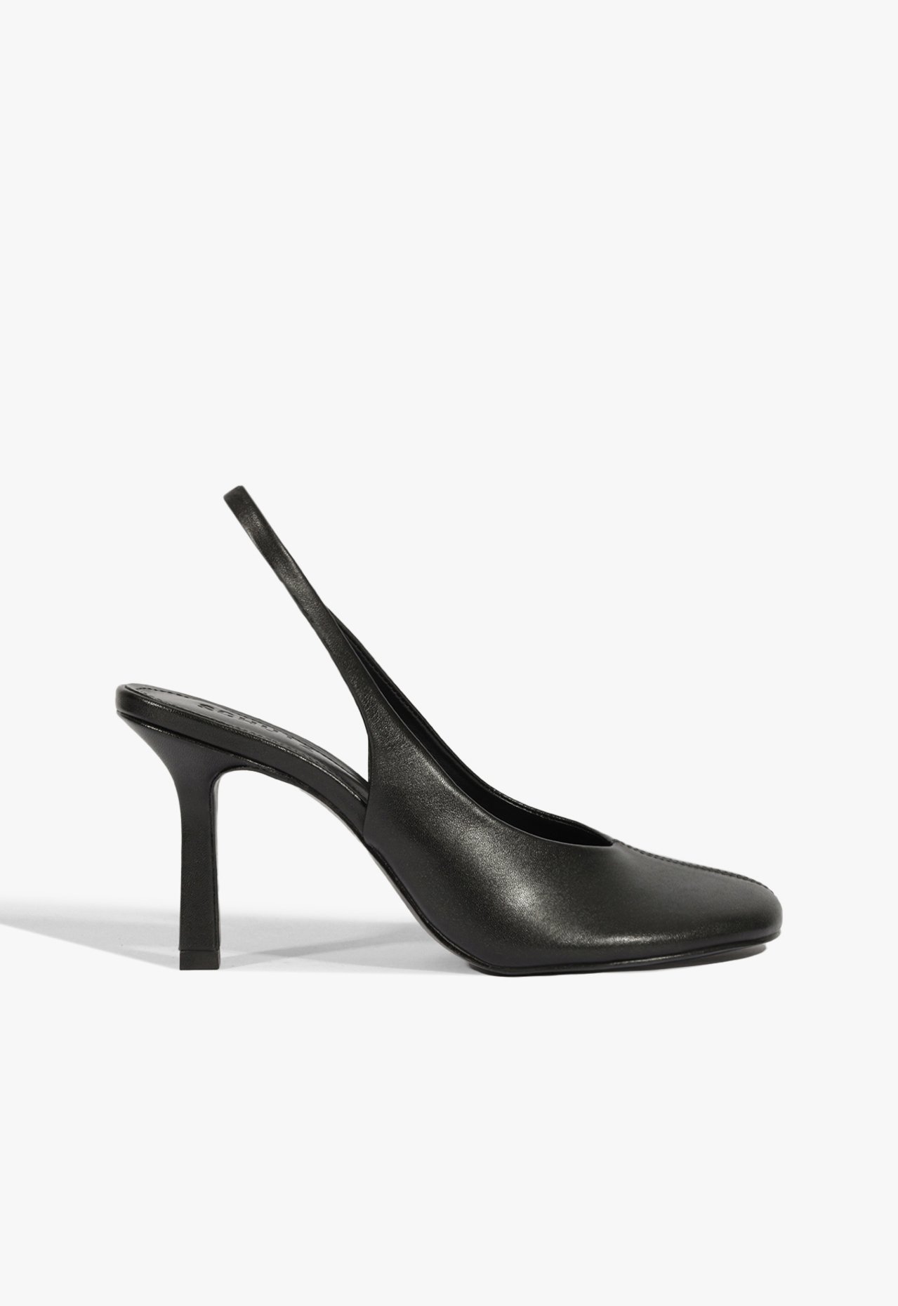 Scarpin Slingback Brigitte Sling Couro Preto | Schutz