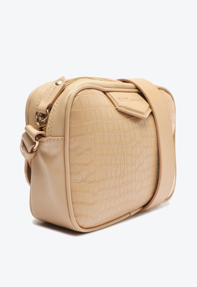 Bolsa Tiracolo Priscila Pequena Bege Bolsa Tiracolo Priscila Pequena Bege