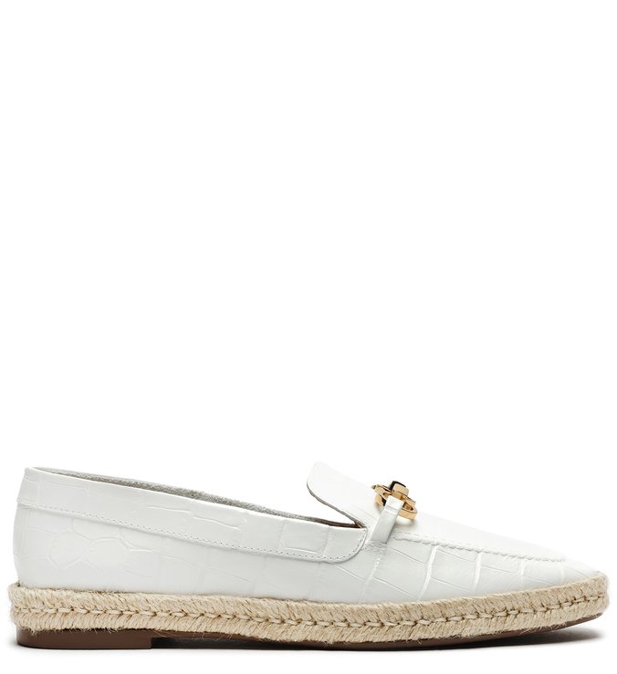 Mocassim Croco Corda White Mocassim Croco Corda White