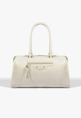 Bolsa Maxi Tote Verona Grande Couro Branca