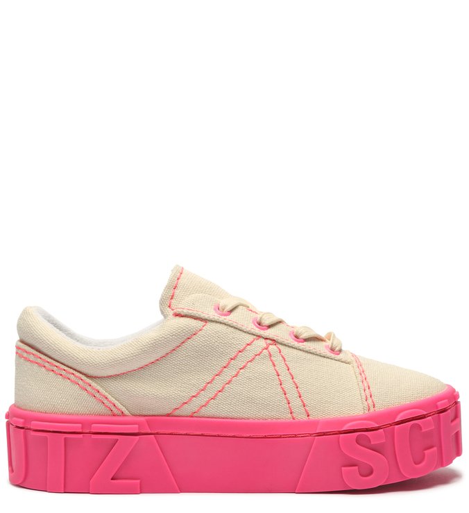 Tênis Mauli Cru/Pink Tênis Mauli Cru/Pink