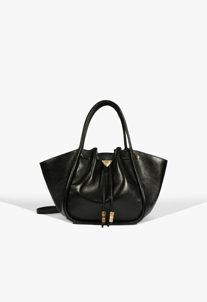 Bolsa Shopping Jess Couro Preta