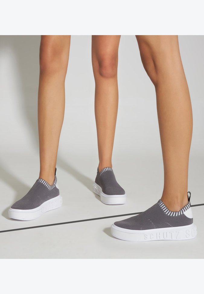 Tênis It Schutz Knit Bold Preto Cinza Tênis It Schutz Knit Bold Preto Cinza