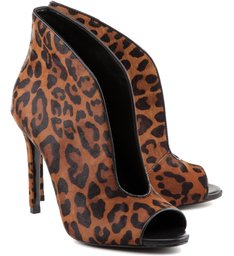 Ankle Boot Moss Animal Print