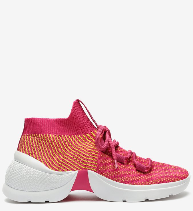Sock Sneaker Knit Colors Pink