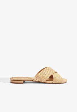 Slide Cross Full Strap Nude