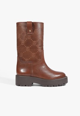 Bota Ivy Couro Marrom