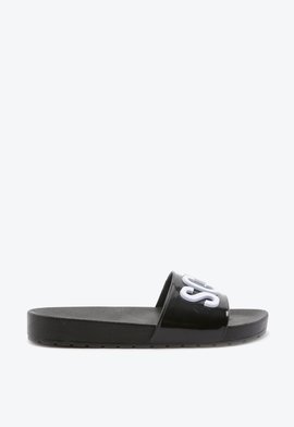 Chinelo Slide Schutz Logo Preta