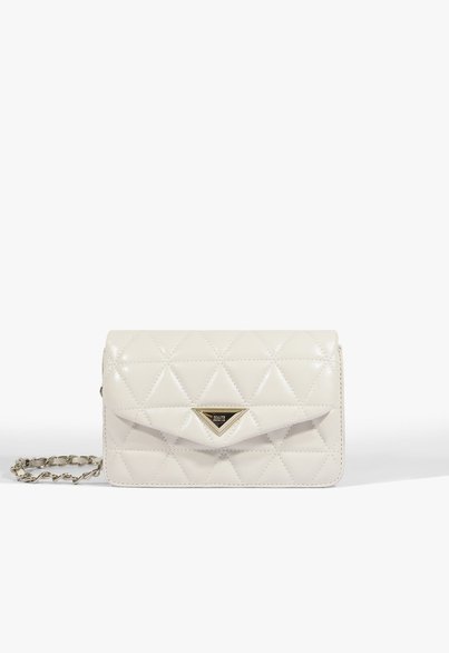 Bolsa Média 944 Matelassê Couro Off-White Bolsa Média 944 Matelassê Couro Off-White