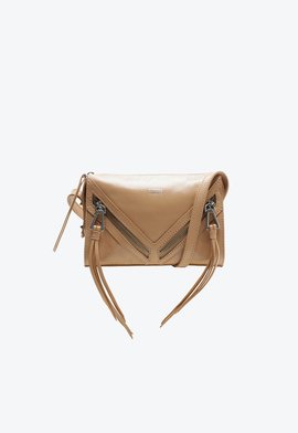 Bolsa Tiracolo Suri Couro Bege