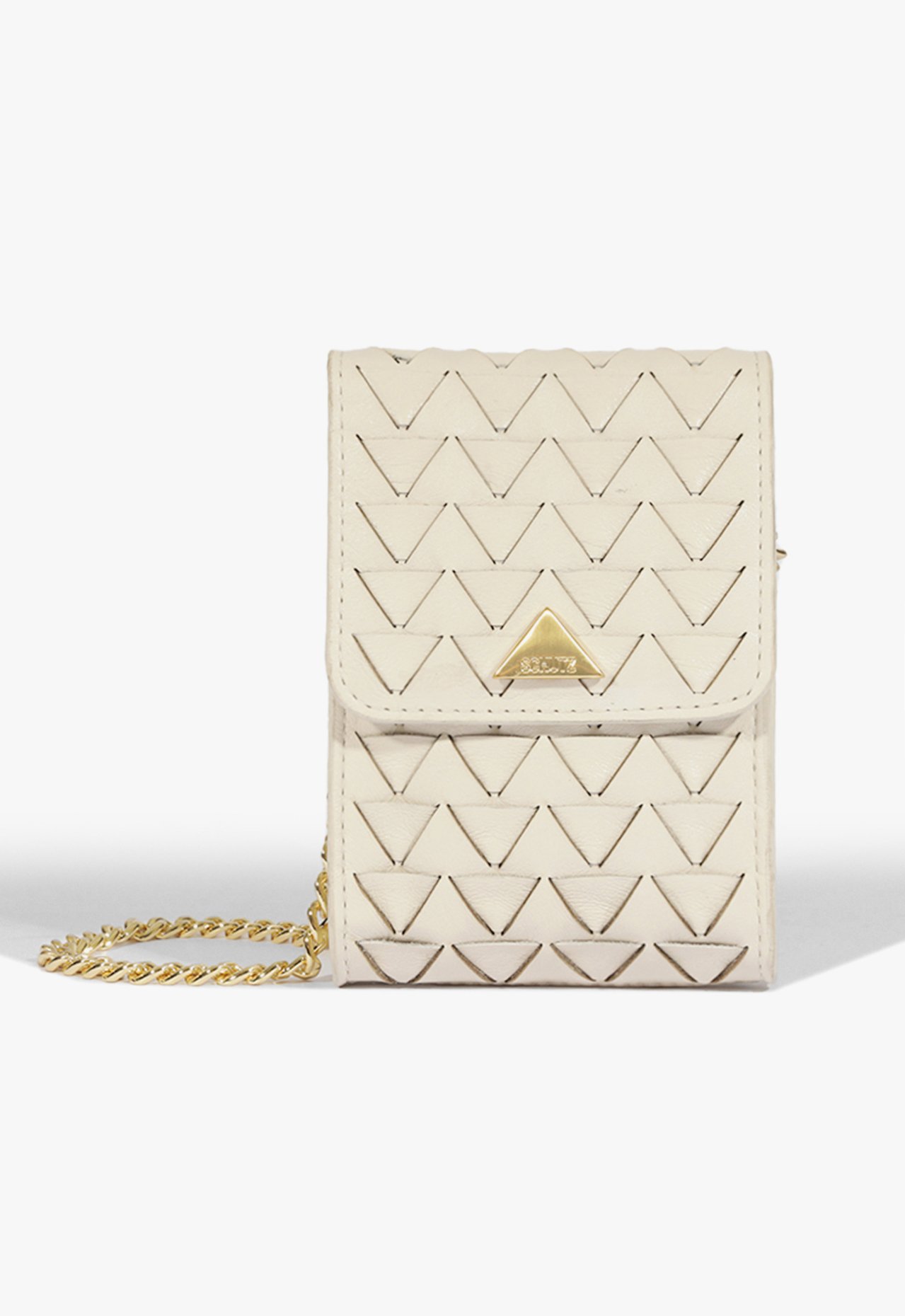 Porta Celular Couro Branco | Schutz