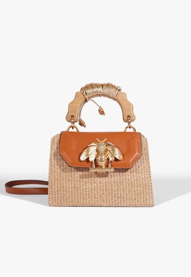 Bolsa Pequena Believe Summer Bege e Marrom