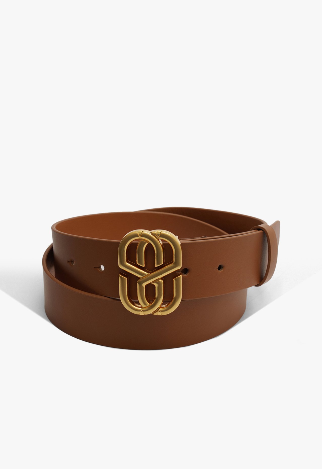 Vista 2 Cinto Emblem Couro Schutz Marrom Schutz Marrom