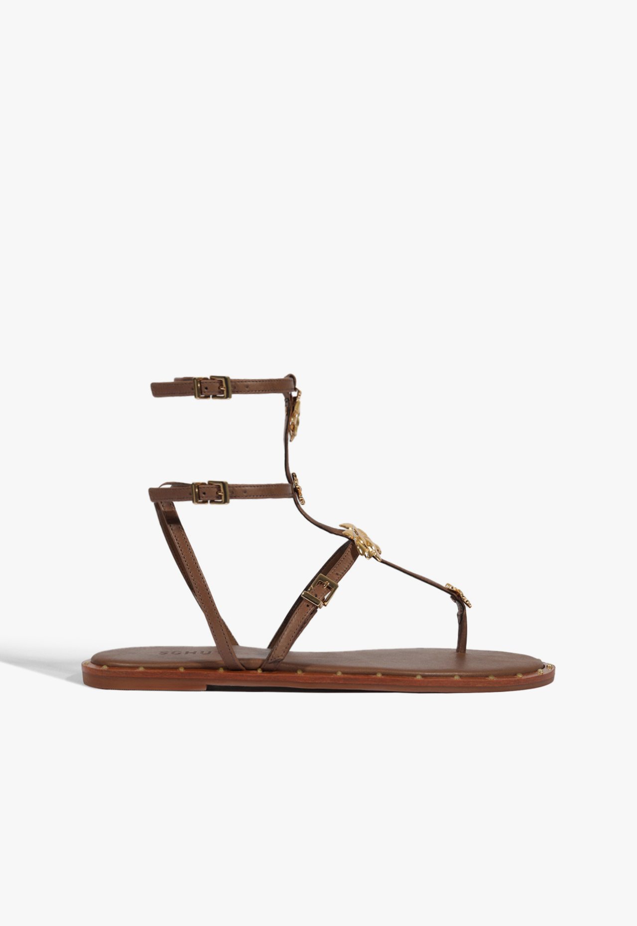 Rasteira Couro Marrom | Schutz