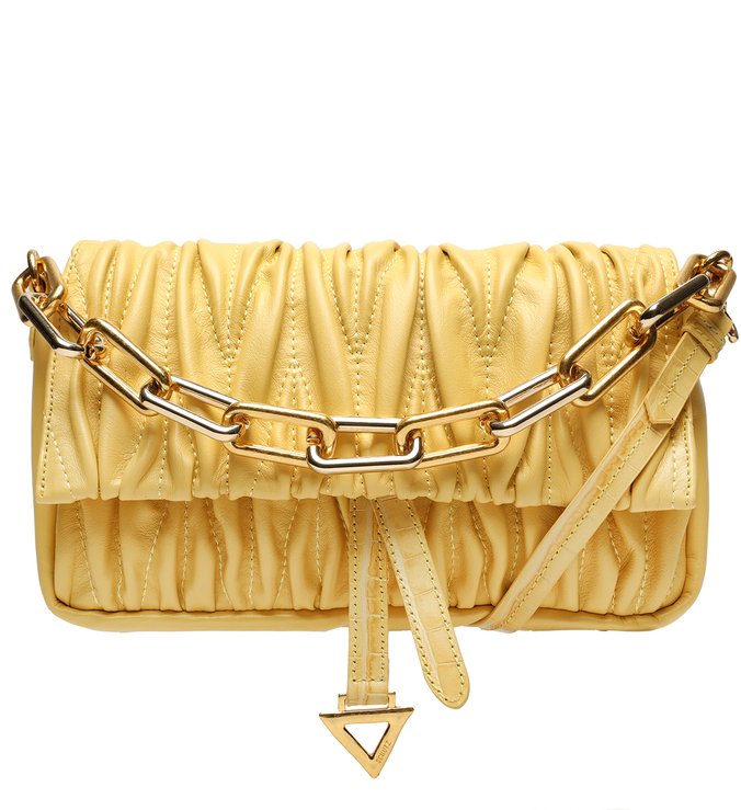 Bolsa Tiracolo Francesca Amarela
